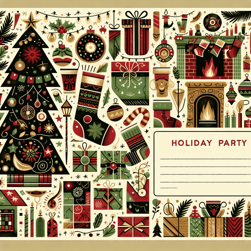 Holiday Party Email Template