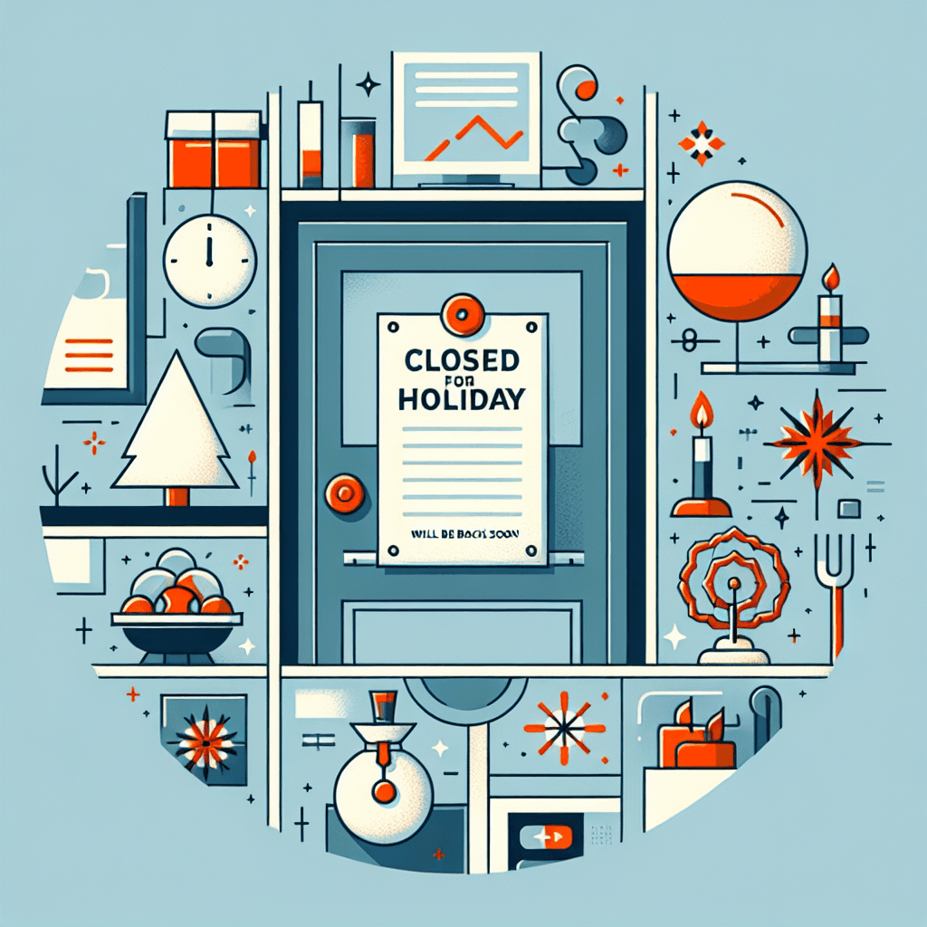 Free Office Closed for Holiday Email Template Generator