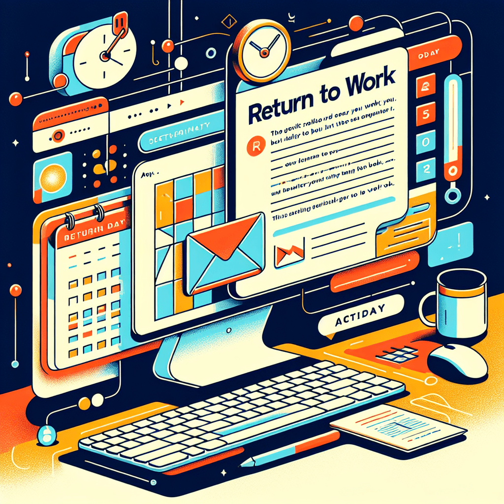 Return to Work Email Template